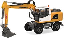 (HO) リープヘル ホイール式ショベル A920 (アタッチメント3種付属) (鉄道模型)