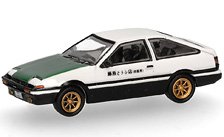 (HO) MicroCity:1/87 Toyota カローラ AE86 (1983-1985) ホワイト/グリーン (鉄道模型)