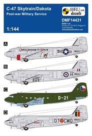 C-47 Skytrain / Dakota Post-war Military Service (for Roden / Academy) (Decal)