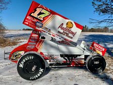 2025Anderson`s Pure maple syrup Sprint Car #17B Bill Balog (Diecast Car)
