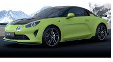 アルピーヌ A110 R Tunini 2025 マットアシッドグリーン (ミニカー)