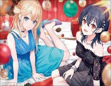 Bushiroad Rubber Mat Collection V2 Vol.1689 Kadokawa Sneaker Bunko I Made Friends with the Second Prettiest Girl in My Class [Umi Asanagi, Yu Amami] Dress Ver. (Card Supplies)