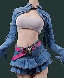 VS Toys 1/6 Outfit Fashion Denim Set 104A (Fashion Doll)