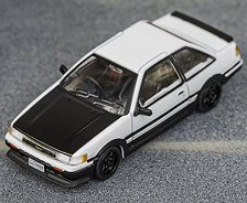 Toyota Corolla LEVIN White / Black hood (Diecast Car)