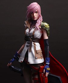Final Fantasy XIII Play Arts Shin Lightning (Completed)