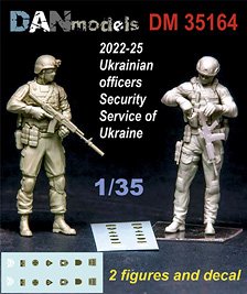 2202-25 Ukrainian Officer Security Service of Ukraine (Set of 2) (Plastic model)
