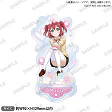 Love Live! School Idol Festival Acrylic Stand Aqours Theme Parks Ver. Ruby Kurosawa (Anime Toy)