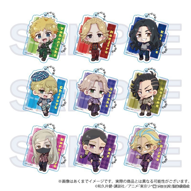 東京リベンジャーズ ミニキャラホロアクキー レトロチェックver. 乾青宗 (キャラクターグッズ) その他の画像1