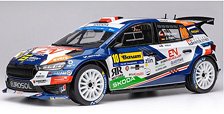 シュコダ ファビア RS ラリー2 2024年バルムラリー 2位 #10 サイモン・ワグナー (ミニカー)