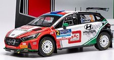 ヒョンデ i20 Rally ラリー2 2023年 ラリー・セラス・デ・ファフェ 優勝 #2 ヘイデン・パッドン/ジョン・ケナード (ヨーロッパチャンピオン) (ミニカー)