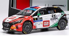 ヒョンデ i20 Rally ラリー2 2024年 ラリーケレディジョン 優勝 #1 ヘイデン・パッドン/ジョン・ケナード (ヨーロッパチャンピオン) (ミニカー)