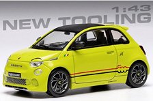 FIAT アバルト 500e 2024 イエロー (ミニカー)