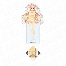 Aria the Scarlet Ammo Hologram Big Acrylic Stand Riko Mine Sexy Knit Ver. (Anime Toy)