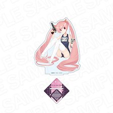 Aria the Scarlet Ammo Hologram Big Acrylic Stand Aria Holmes Kanzaki School Swimsuit Ver. (Anime Toy)