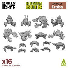 3D printed set - Crabs (Plastic model)