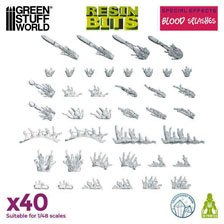 3D printed set - Special Effects Blood Splashes (Plastic model)
