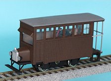 (Oナロー) 16.5mmゲージ 1/48 磐城炭礦ガソリン動車 組立キット (単端式気動車) (組み立てキット) (鉄道模型)