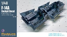 F-14A Cockpit Detail+Decal (for Tamiya) (Plastic model)
