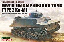 WW.II IJN Amphibious Tank Type 2 Ka-Mi (Plastic model)