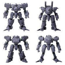 [Bonus Included] Front Mission Structure Arts 1/72 Scale Plastic Model Kit Series Additional Selection Vol.1 (Set of 4 + Bonus) (Plastic model)