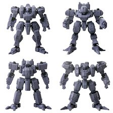 [Bonus Included] Front Mission Structure Arts 1/72 Scale Plastic Model Kit Series Additional Selection Vol.2 (Set of 4 + Bonus) (Plastic model)