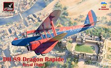 DH.89 Dragon Rapide, Short-Haul Airliner - `Royal Flight` (Plastic model)