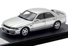 NISSAN SKYLINE 4DOOR SEDAN GTS25t Type M spec II (1996) Sonic Silver (Diecast Car)