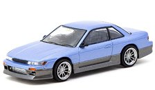 VERTEX Nissan Silvia (S13) Blue / Grey (ミニカー)