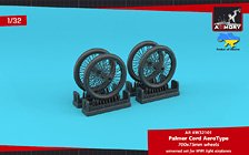 Palmer Cord Aero Type 700x75mm wheels (4 pieces) (Plastic model)