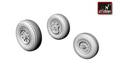 F-35B Lightning-II wheels (Plastic model)