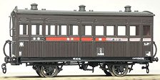 超精密木造客車シリーズ ハユフ3596 ペーパーキット (組み立てキット) (鉄道模型)