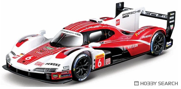 Porsche 963 2024 No,6 White / Red Window Box (Diecast Car) その他の画像1