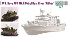 U.S.Navy PBR Mk.II Patrol Boat River `Pibber` (Plastic model)