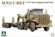 M911 C-HET w/Heavy Equipment Semi-Trailer (Plastic model)