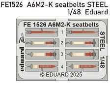 A6M2-K Seatbelts STEEL (for Eduard) (Plastic model)