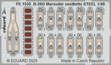 B-26G マローダー シートベルト (ステンレス製) (ICM用) (プラモデル)