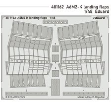 A6M2-K landing flaps Photo-Etched Pats (for Eduard) (Plastic model)