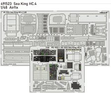 Sea King HC.4 Photo-Etched Pats(for Airfix) (Plastic model)
