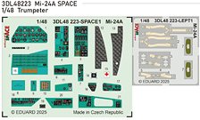 Mi-24A スペース内装3Dデカール w/エッチングパーツセット (トランぺッター用) (プラモデル)