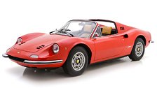 Ferrari Dino 246 GTS 1972 Rosso Corsa 322 - Beige interior ケース付 (ミニカー)