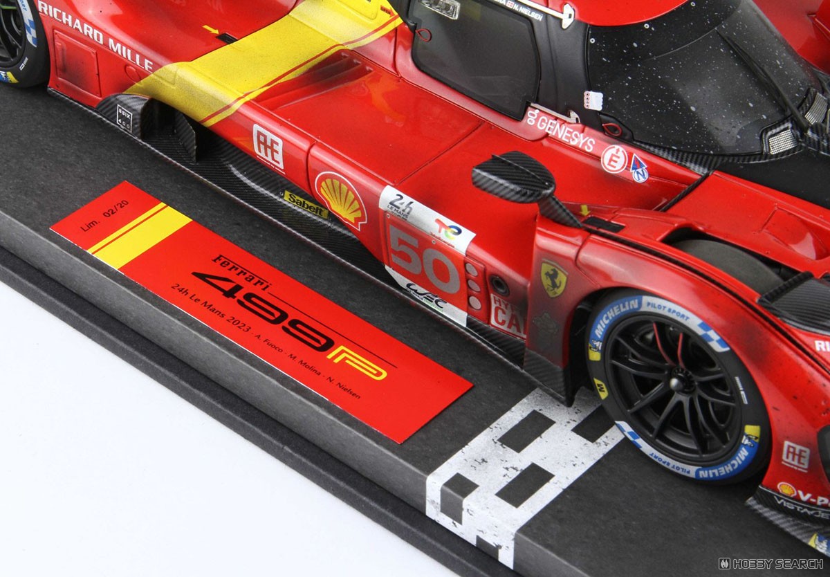 Ferrari 499 Le Mans car n. 50 2023 End of race Limited edition ケース無 (ミニカー) 商品画像7