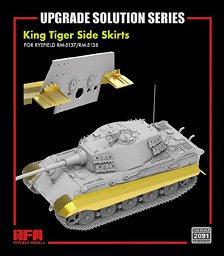 Side Skirt Upgrade Parts Set for King Tiger (for RFM5137 & RFM5138) (Plastic model)