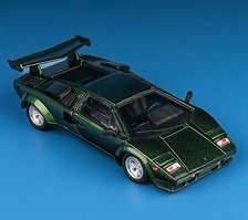 Countach LP5000S Canepa green with wing (ミニカー)