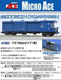WASAFU8802 Type (Blue) (Model Train)