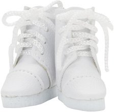 1/12 Picco D `Mimi Garden Natural History` Lace-up Boots (White) (Fashion Doll)