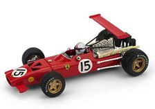 フェラーリ 312 F1 1969年スペインGP ＃15 C. Amon ドライバーフィギュア付 (ミニカー)