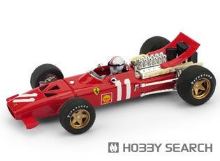 フェラーリ 312 F1 1969年モンテカルロGP ＃11 C.Amon ドライバーフィギュア付 (ミニカー) 商品画像1