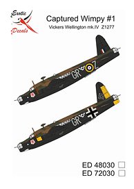 捕獲されたウィンピー #1鹵獲された ビッカースウェリントン Mk.IV Z1277 (デカール)