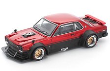 スカイライン GT-R V8 ドリフト (ハコスカ) - レッド ブラック (ミニカー)