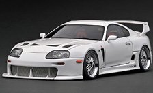 Toyota Supra (A80) TRD 3000GT White (ミニカー)